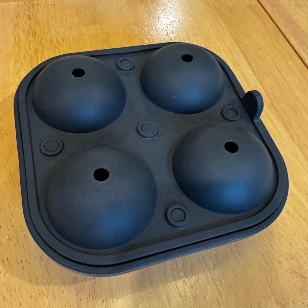 Premium Black Silicone Ice Sphere Mold